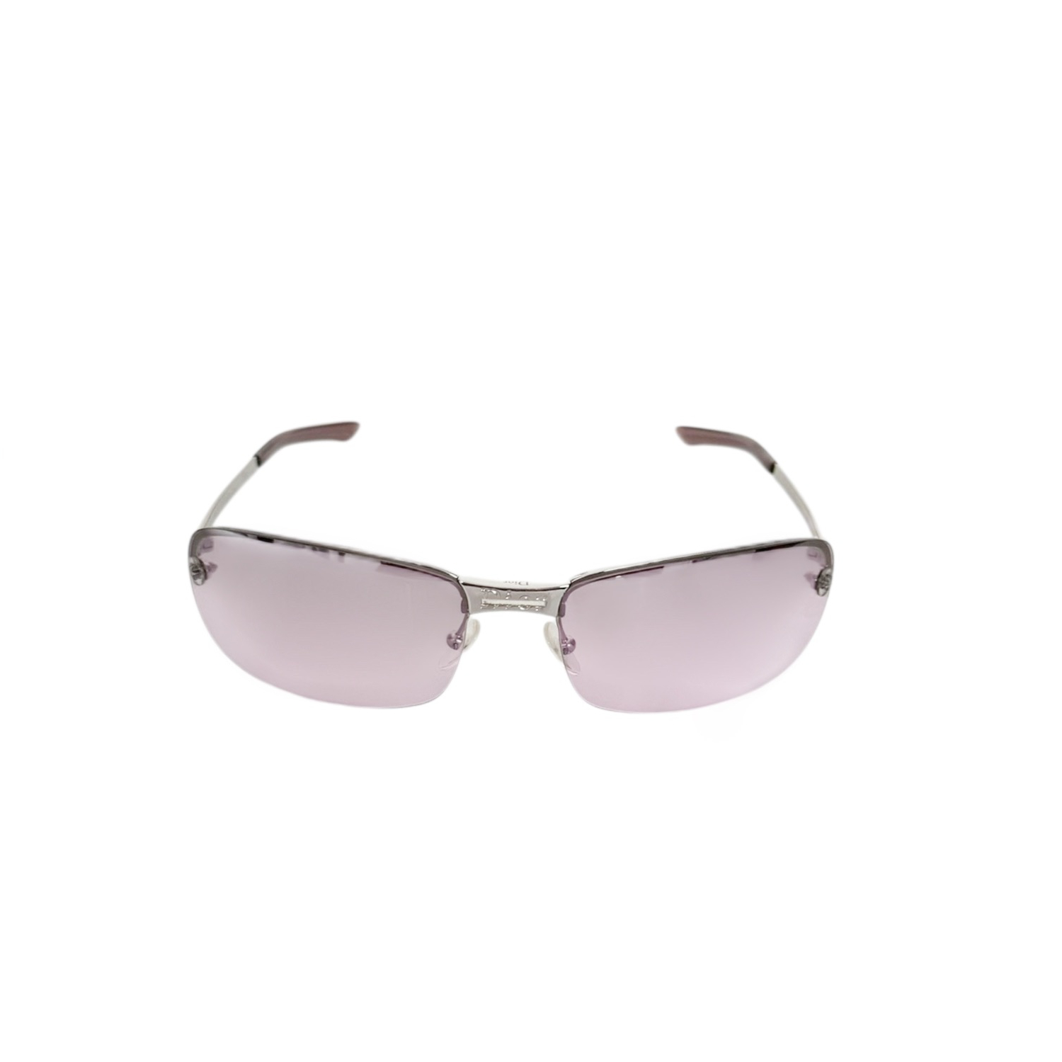 Dior Star Logo Rimless Sunglasses in Lilac / Silver - Image 2
