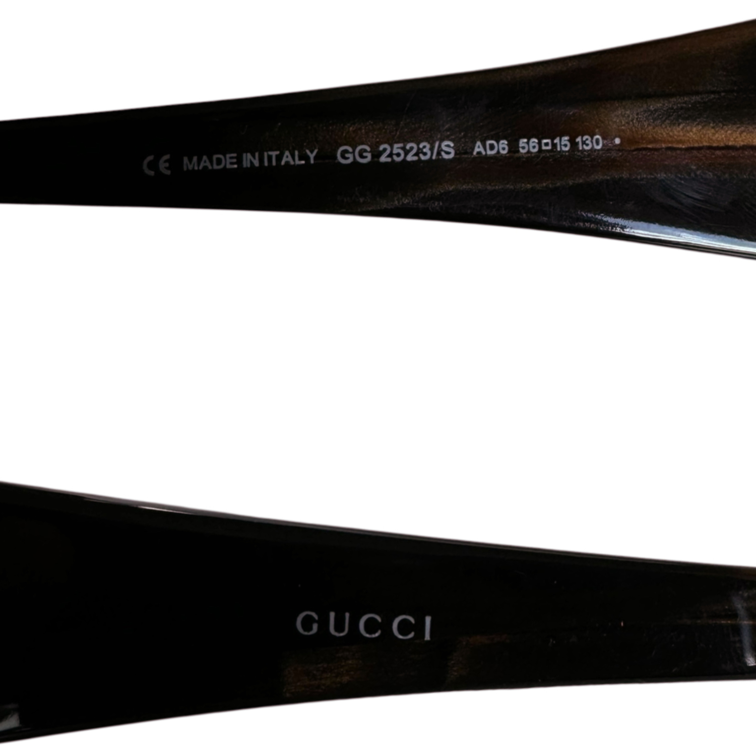 Gucci GG Logo Slim Sunglasses in Brown - Image 3