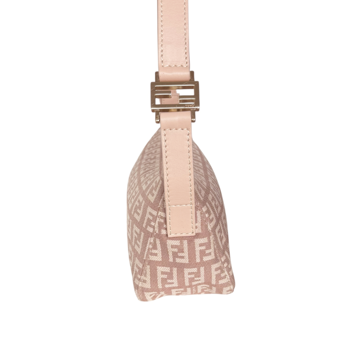 Fendi Monogram Mini Shoulder Bag in Dusty Pink / Gold - Image 3