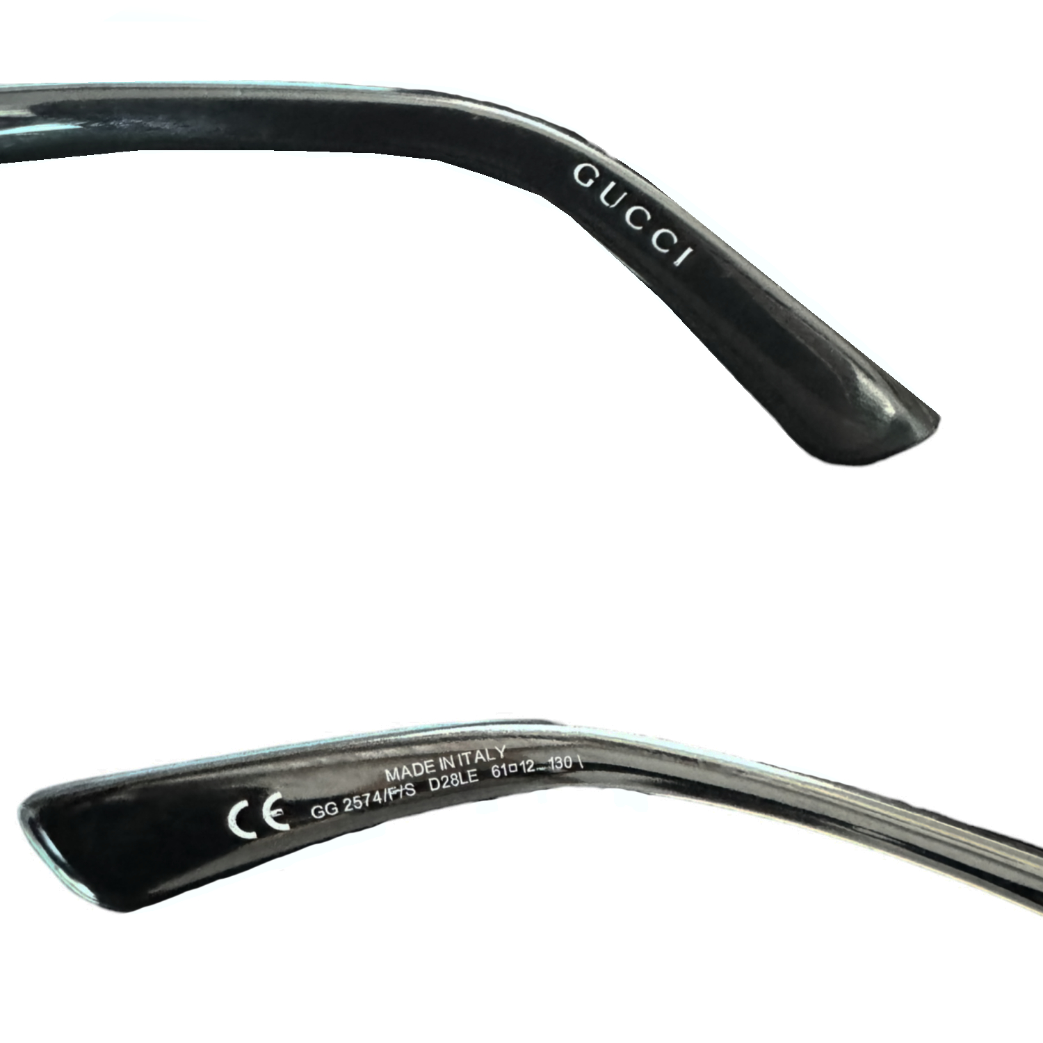 Gucci Horsebit Logo Sunglasses in Black / Silver - Image 3