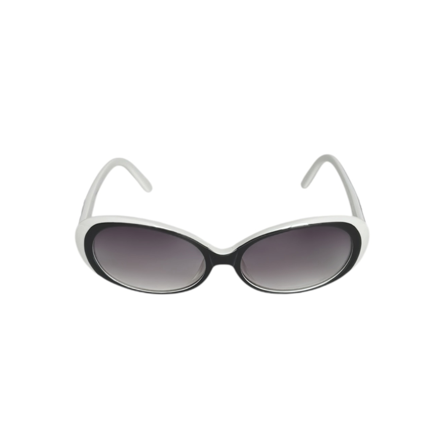 Miu Miu Diamante Logo Sunglasses in White / Black - Image 2
